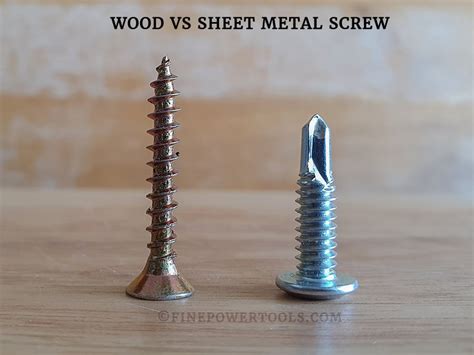 can you use sheet metal screws on wood|sheet metal to wood fasteners.